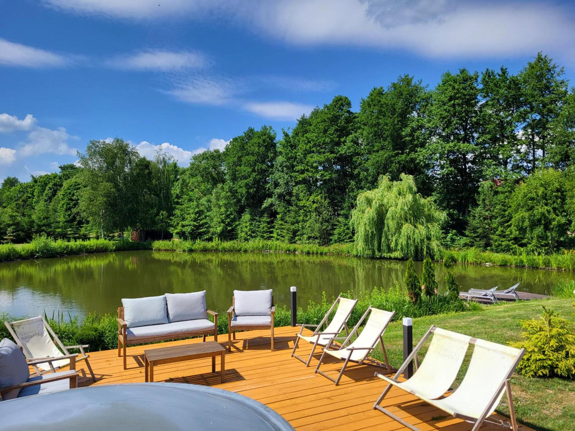 Wczasy Mazurskie - Domek Caloroczny Bez Mazury Moldzie Exteriér fotografie